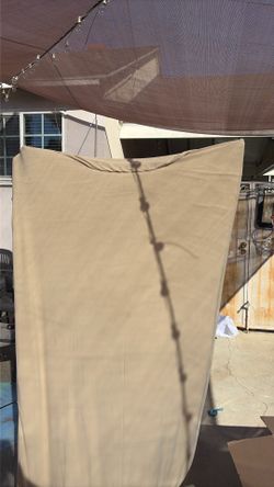 7ft beige backdrop cover.