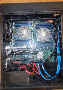 Supermicro X9DAE Server Motherboard 40GB (5x8GB) RAM 1600 2x Intel Xeon E5-2620