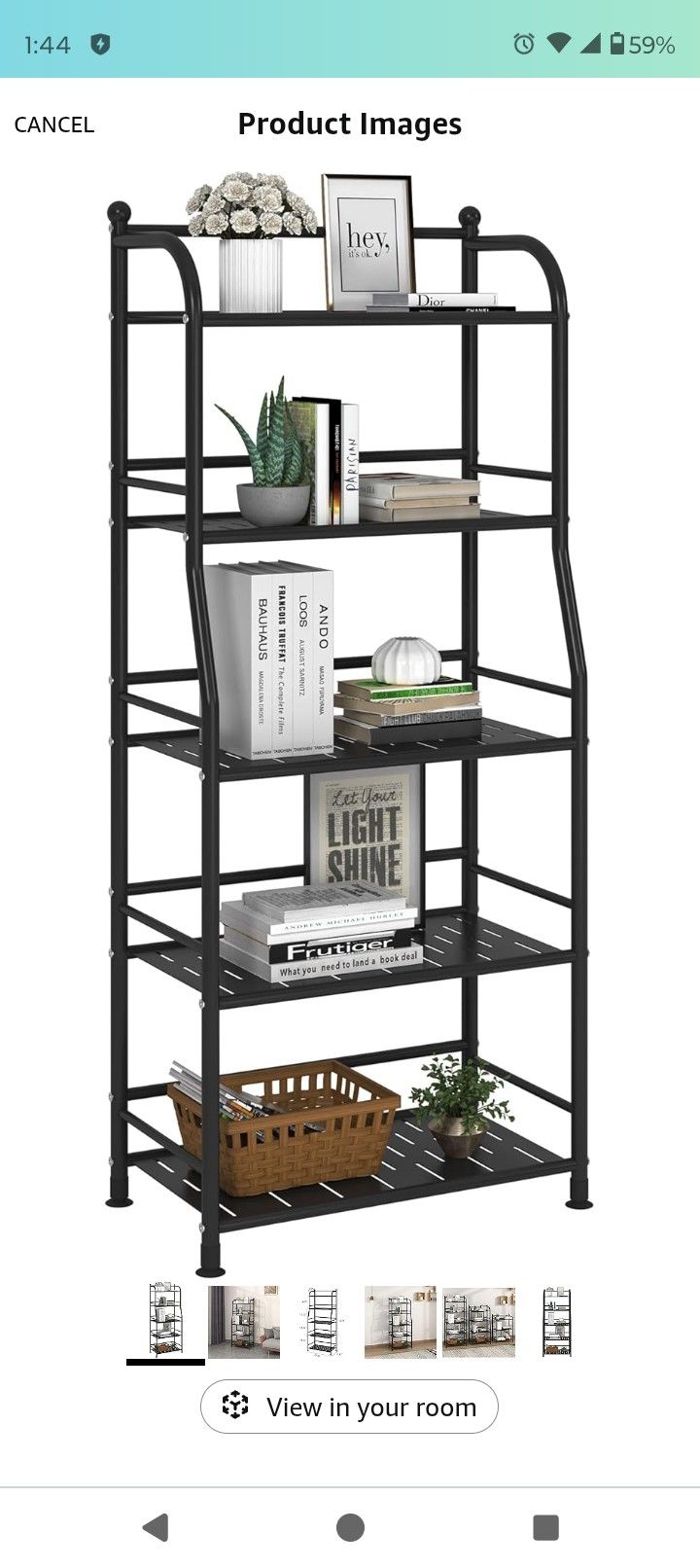 5 Tier Metal Shelf