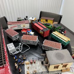 Model LGB trains and track prices below each