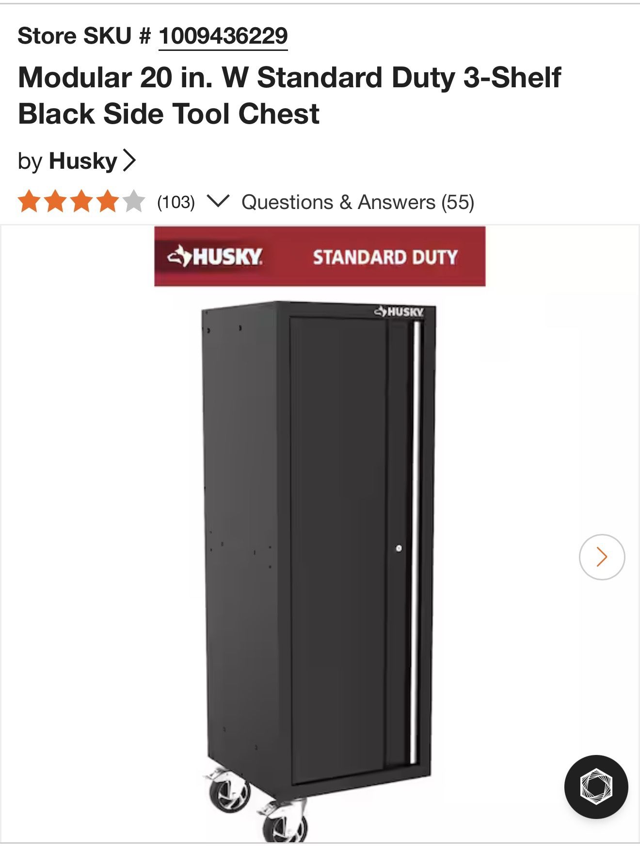 Husky Modular 20 in. Side Locker