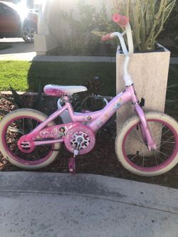 Pink princess girls bicycle 16” frame