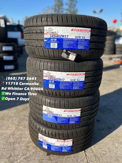 245/40R17 Atlander New Set of Tires Installed and Balanced Set de Llantas Nuevas Instaladas y Balanceadas