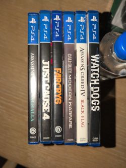 PS4 Games $10 Each OBO