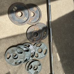 Olympic Bar And Weights 