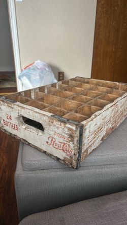 Vintage Pepsi wooden  box