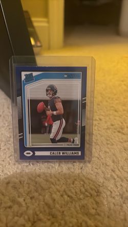 Panini 2024 Donruss Caleb Williams Rated Rookie #327 Blue Press Proof RC