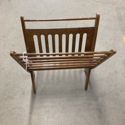 Wooden Magazine Holder 