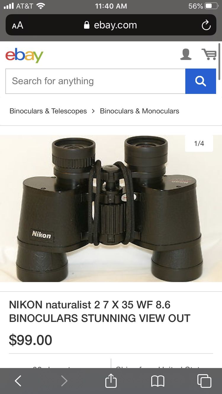 Nikon hunter / naturalist binoculars