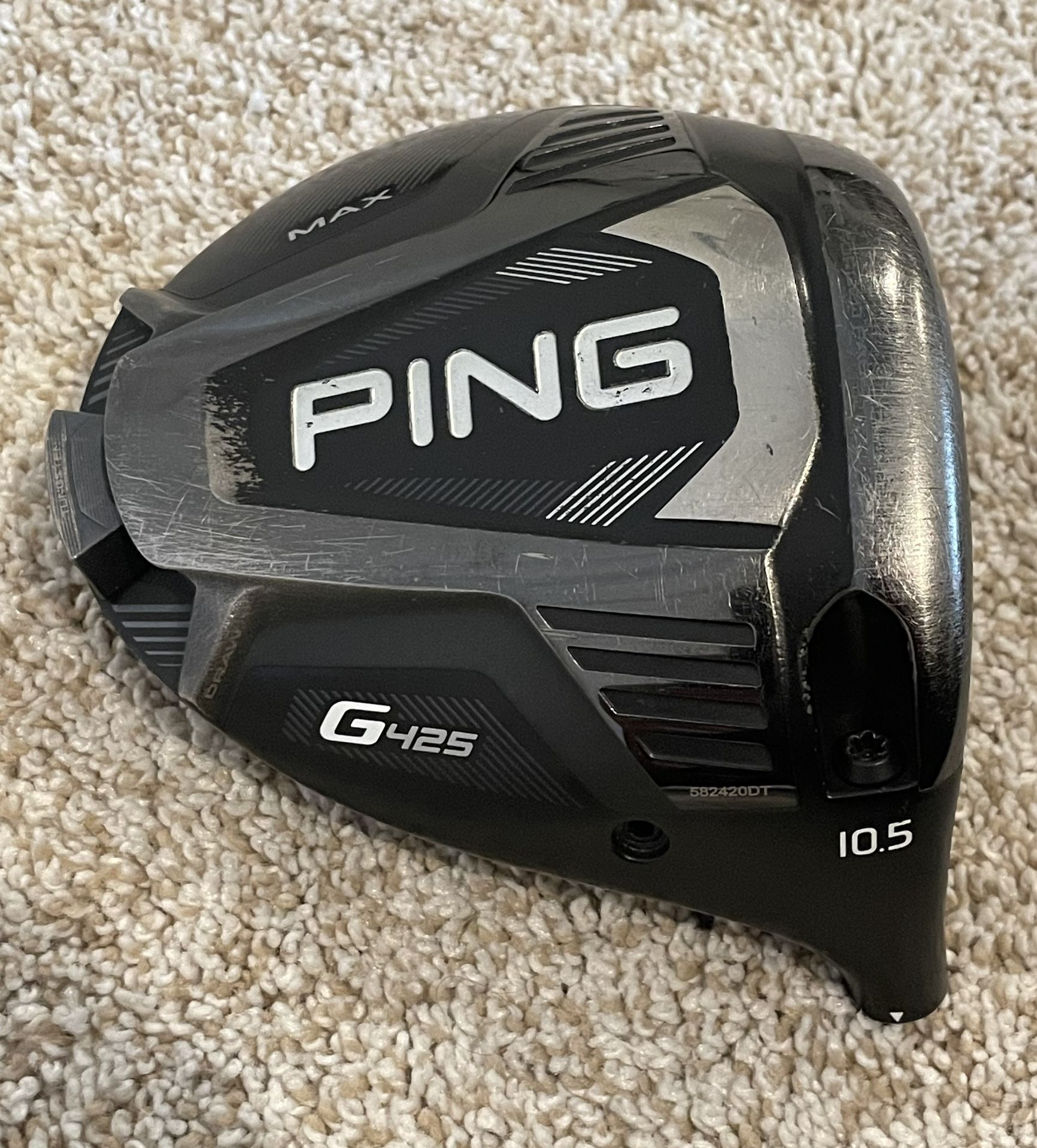 Tête conducteur PING G425 MAX 10,5 uniquement avec cache-tête