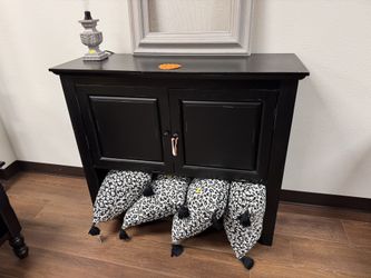 Black Cabinet & Pillows
