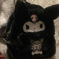 Kuromi Sanrio Backpack with Coin purse