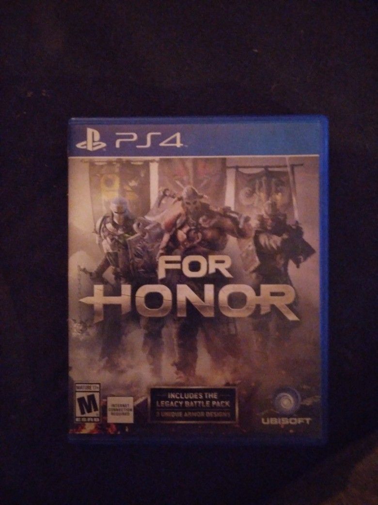 PS4. For Honor 