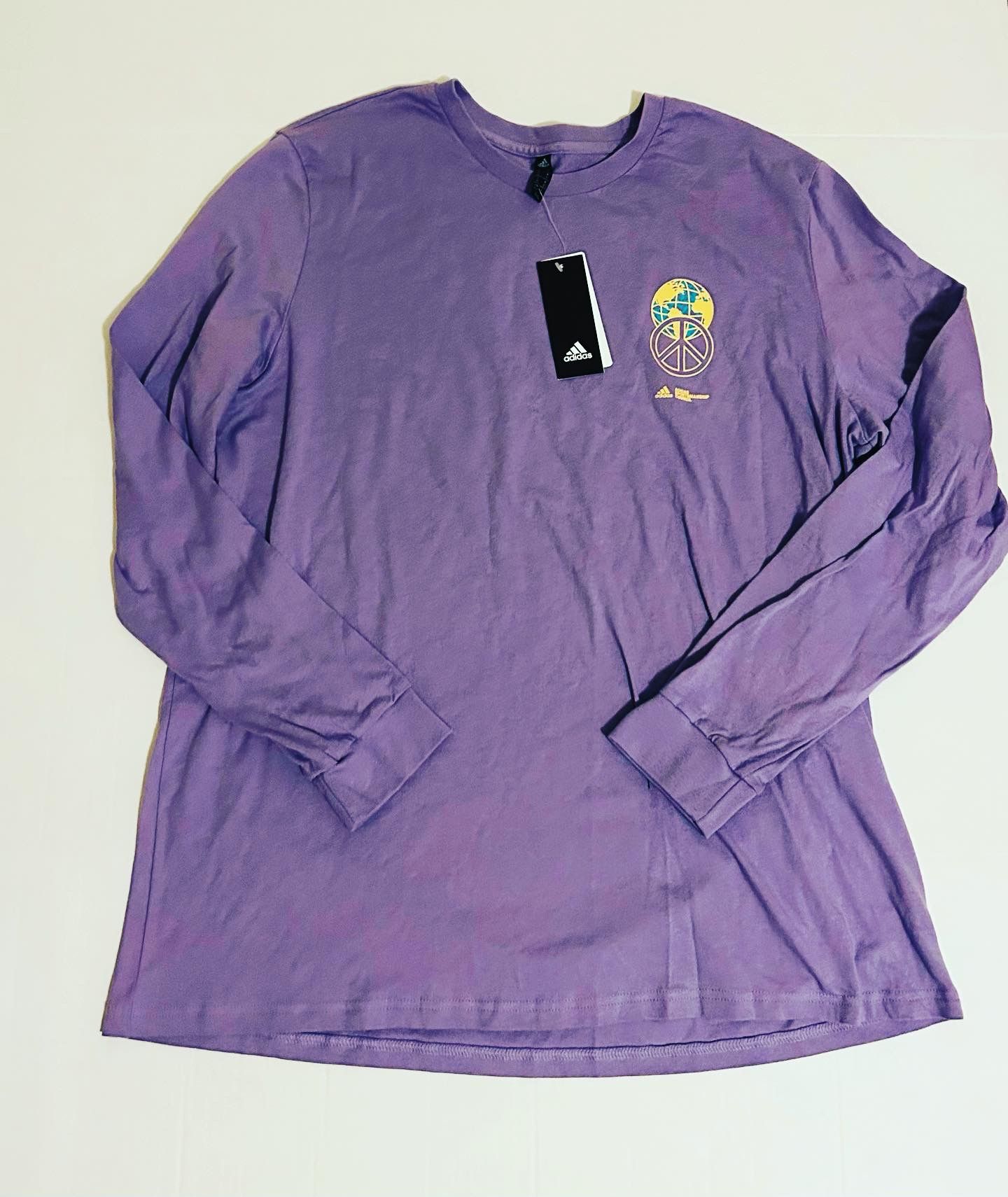 Adidas Los Angeles Sportsmanship Graphic Long-Sleeve T-Shirt Men’s Size XL