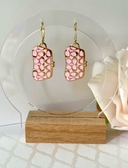 Pink Purse Earrings