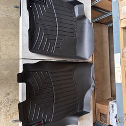 WeatherTech Custom Fit FloorLiners for Armada, QX, Titan - 1st Row (440191), Black