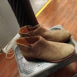 Size 6 Splendid Ankle Boots Green Suede