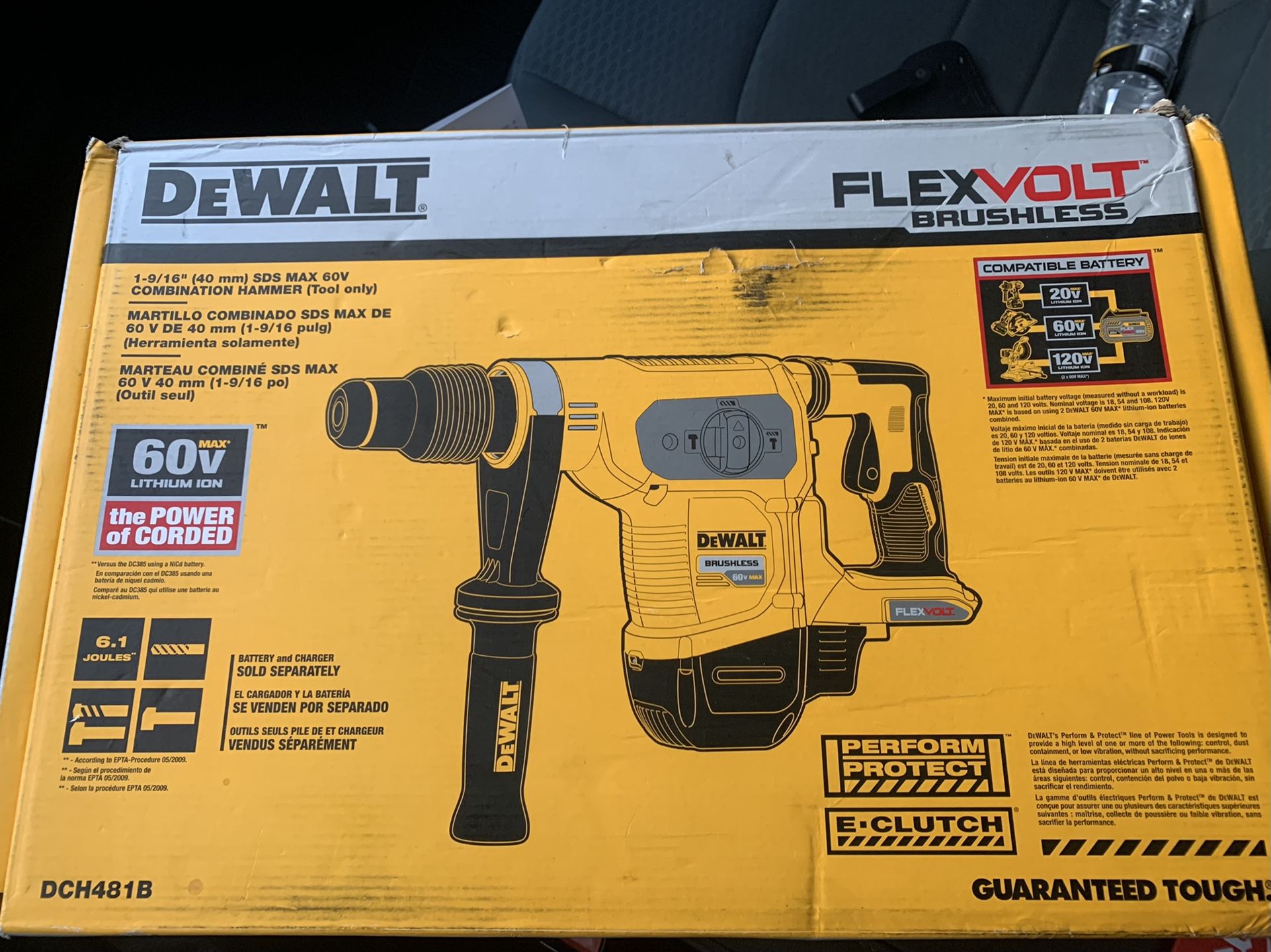 Brand New DeWalt SDS MAX HAMMER DRILL DCH481B for Sale in Avon, IN