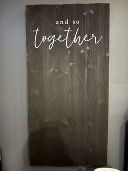 Rustic wooden wall art set