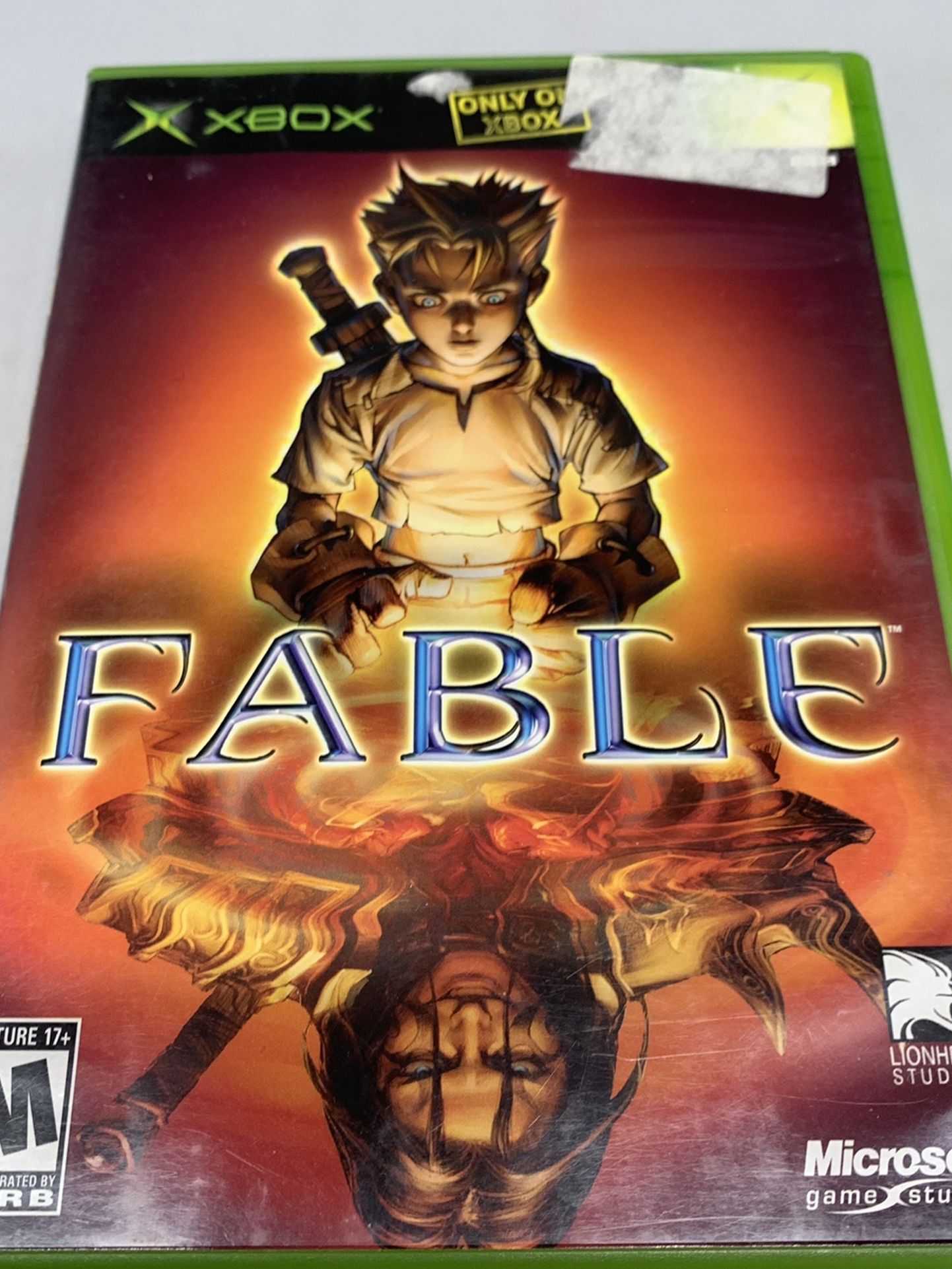 Fable For Xbox Complete CIB Video Game