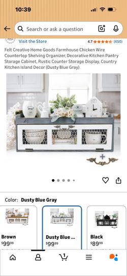 Countertop shelf organizer