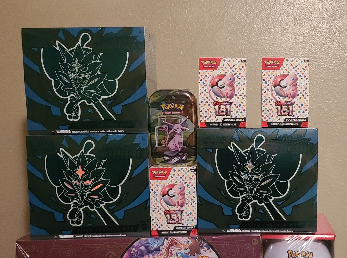 Pokemon Twilight Masquerade ETB, Prismatic Tin