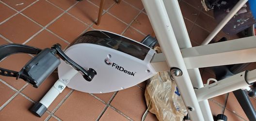 FitDesk V3.0 Exercise Bike Desk With Tablet Holder for Sale in