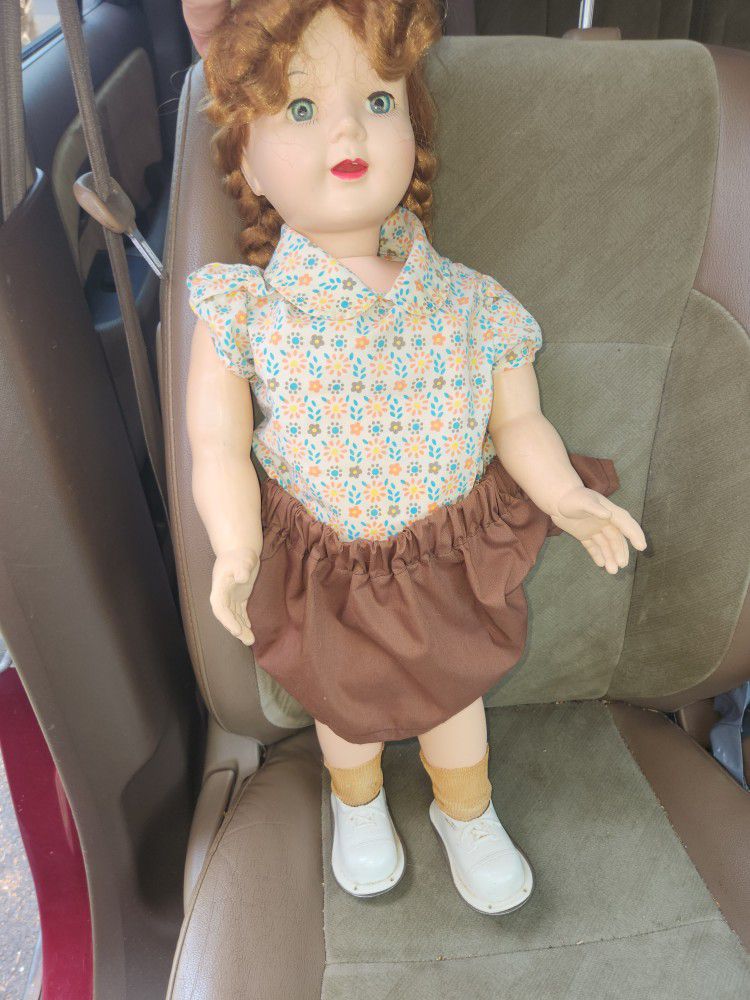Antique Wind Up Doll