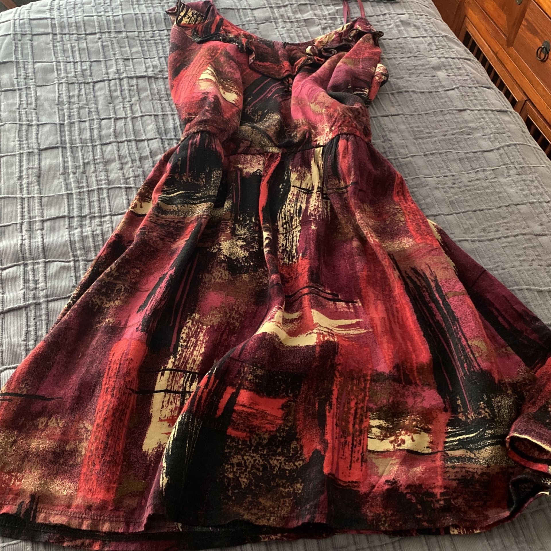 Spaghetti Strapped Dress (fits Like an L)