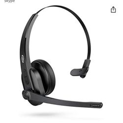 TaoTronics Trucker Bluetooth Headphones with Microphone, Wireless Noise Canceling Cell Phone Headphones, Bluetooth 5.0 34H Headphones for Home Office