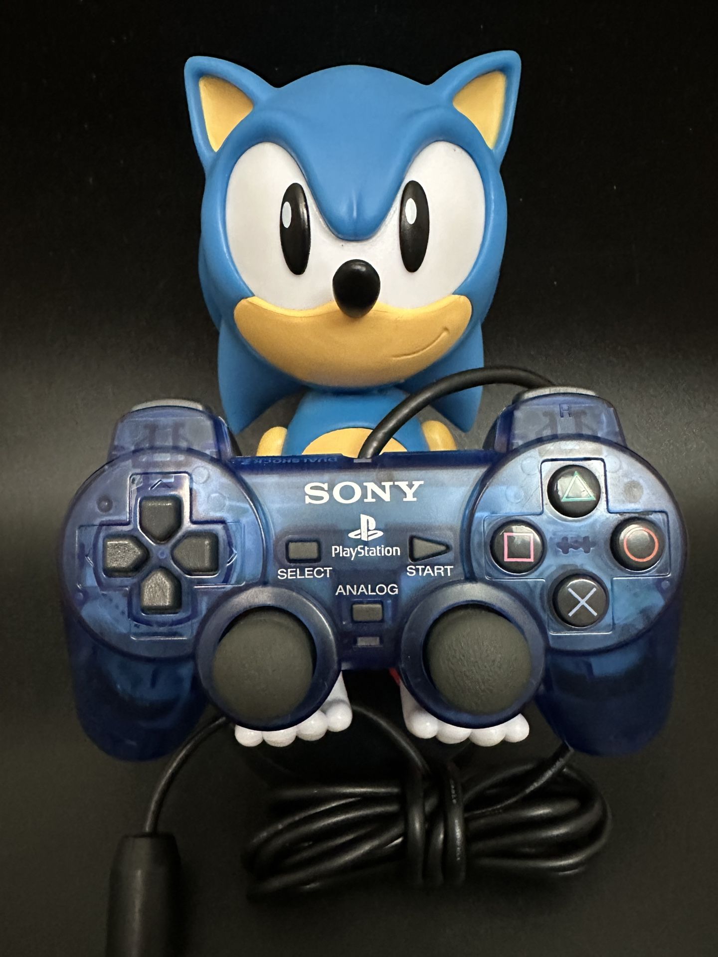 PlayStation 2 Transparent Blue Controller 