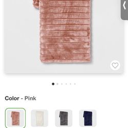 Target Pink Throw Blanket