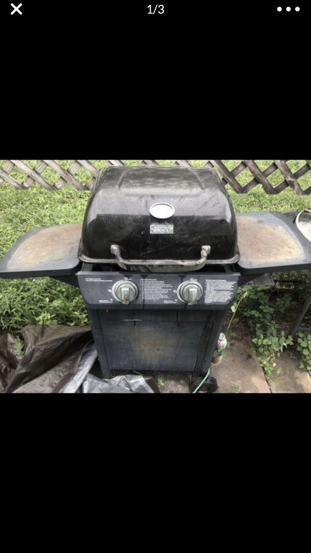 Backyard bbq gas grill. Doesn’t light