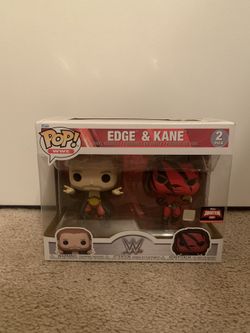 Funko Pop Edge & Kane WWE 2 Pack Target Con Exclusive NIB