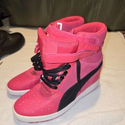 High Heel Pink Puma Sneakers 
