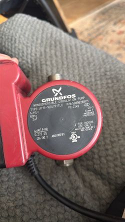 Grundfos recirculation pump