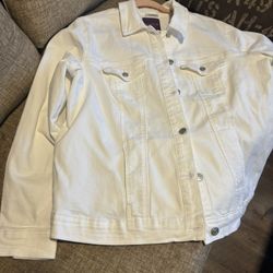 White Jean Jacket