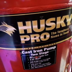 Large 80 Gal Husky Air Compressor