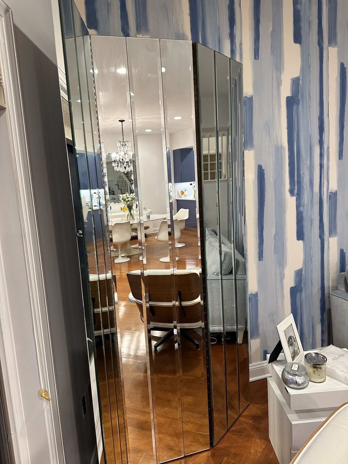 Mirror Wall/ Room Divider Or Accent Piece