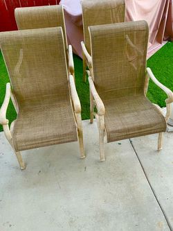 Six Patio Chairs