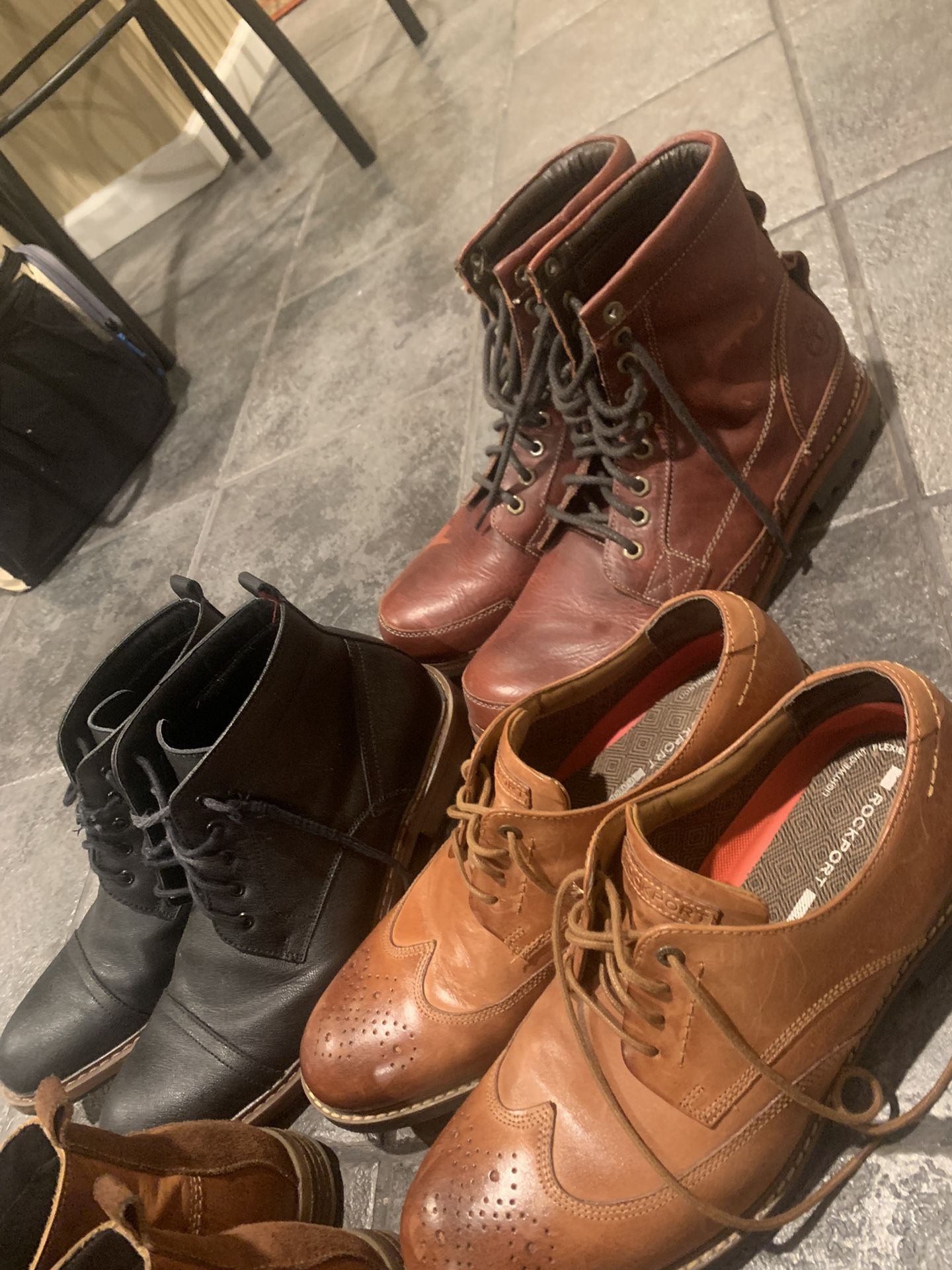 mens dress shoes & coats