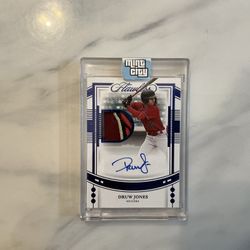 Flawless 2023 Panini Auto 3/15 Drew Jones With A Patch!!!