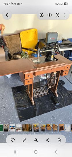 Sawing machine, old radio/record player