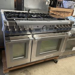 Slide Stove Dual Fuel Gas Range Thermador W 48