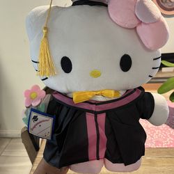 Hello Kitty Graduation Plushie 