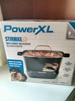 New In Box Power XL Stirmax Multi Cooker 