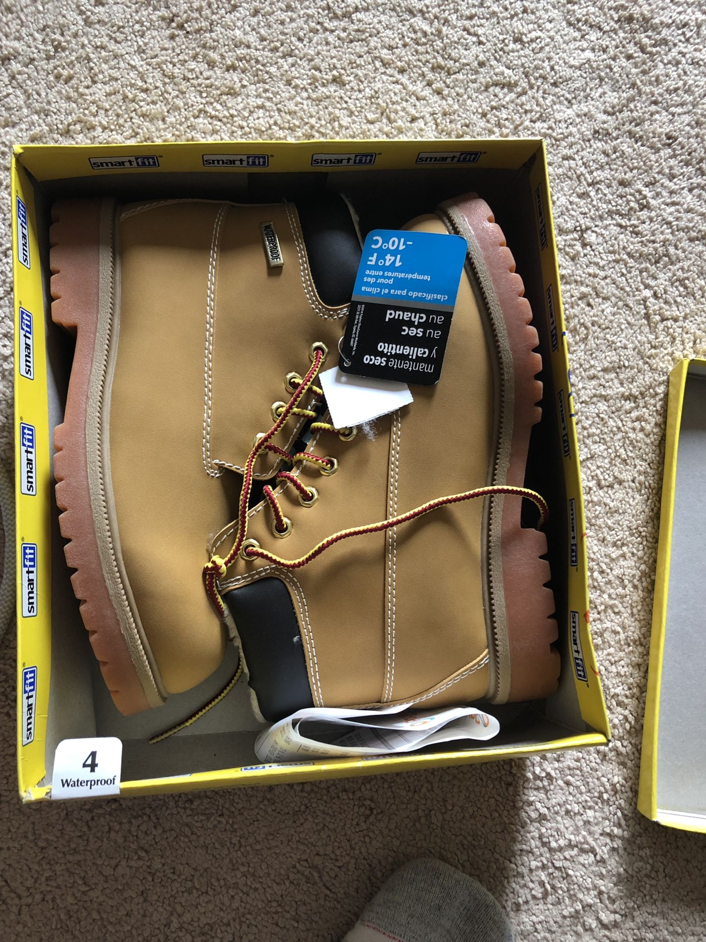 Brand new never worn size 4 boots