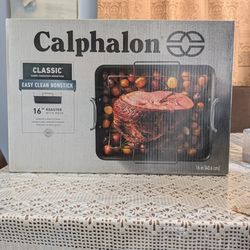 Oven roaster with rack, 16".  Calphalon