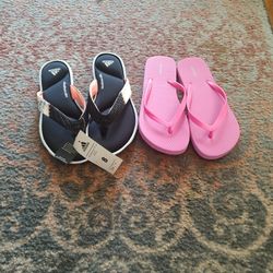 Brand New Adidas And Old Navy Flip Flops They Come In The Pair Size 8 Women's