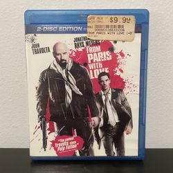 From Paris With Love Blu Ray 2 Disc Edition Movie John Travolta 2010